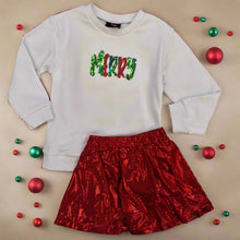 Load image into Gallery viewer, MERRY SEQUIN SWEATSHIRT
