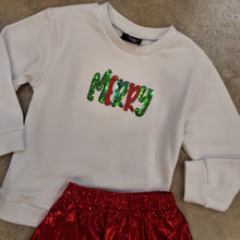 Load image into Gallery viewer, MERRY SEQUIN SWEATSHIRT
