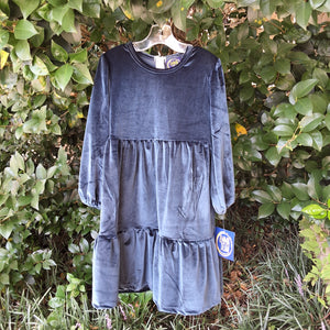 KINSLEY L/S DRESS TEAL