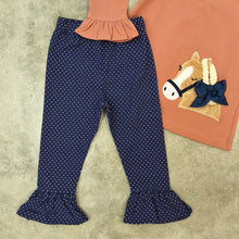 Load image into Gallery viewer, HADLEY THE HORSE RUFFLE PANT SET
