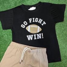 Load image into Gallery viewer, GO FIGHT WIN  BLACK &amp; GOLD
