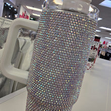 Load image into Gallery viewer, WHITE SEQUIN TUMBLER 30oz.
