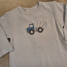 Load image into Gallery viewer, DUMP TRUCK APPLIQUE ROMPER
