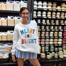 Load image into Gallery viewer, MERRY &amp; BRIGHT SWEATSHIRT
