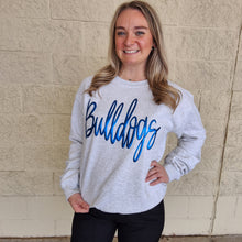 Load image into Gallery viewer, BULLDOGS METALLIC SWEATSHIRT
