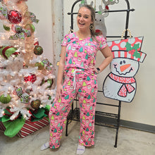 Load image into Gallery viewer, PINK CHRISTMAS LOUNGE SET
