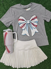 Load image into Gallery viewer, BASEBALL BOW TEE
