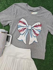 BASEBALL BOW TEE