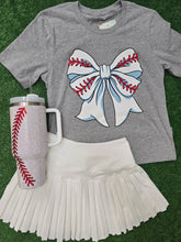 Load image into Gallery viewer, BASEBALL BOW TEE
