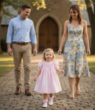 Load image into Gallery viewer, SAVANNAH BISHOP CROSS DRESS - PINK
