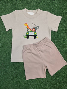 SAFARI FREINDS SHORT SET