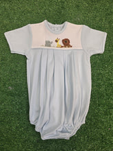 Load image into Gallery viewer, BABY ZOO PLEATED ROMPER
