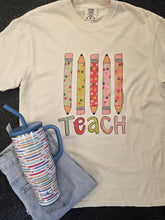 Load image into Gallery viewer, TEACH PENCILS TEE
