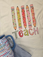 Load image into Gallery viewer, TEACH PENCILS TEE
