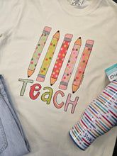 Load image into Gallery viewer, TEACH PENCILS TEE
