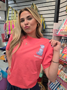 SEERSUCKER LAKE DOG TEE