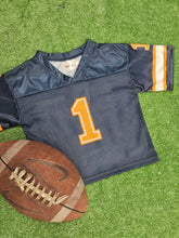 Load image into Gallery viewer, FOOTBALL JERSEY - NAVY and ORANGE
