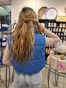 PUFFER VEST - BLUE