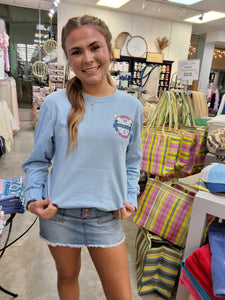 SWIM, RELAX, BOAT, SMITH LAKE L/S TEE
