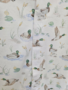 MALLARD DUCKS PRINTED CONVERTIBLE GOWN