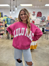 Load image into Gallery viewer, LULU MAC SWEATSHIRT - HOT PINK
