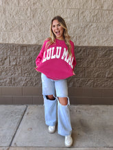 Load image into Gallery viewer, LULU MAC SWEATSHIRT - HOT PINK
