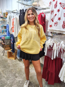 LULU MAC SWEATSHIRT - BUTTER