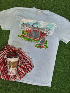 WATERCOLOR SABAN FIELD TEE
