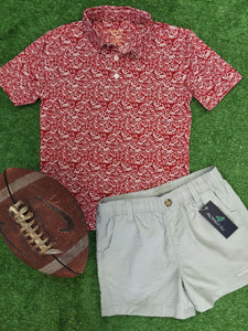 CRIMSON ELEPHANT POLO - KIDS