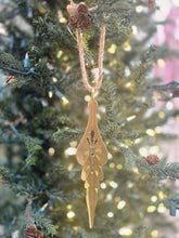 Load image into Gallery viewer, GOLD 3-D METAL ORNAMENT
