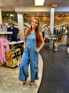 VIVIAN JUMPSUIT - BLUE