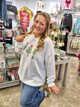 Load image into Gallery viewer, WATERCOLOR NUTCRACKER TRIO CREW NECK SWEATSHIRT
