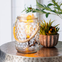 Load image into Gallery viewer, HOBNAIL &amp; ROPE VINTAGE BULB ILLUMINATION CANDLE WARMER
