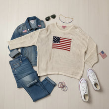 Load image into Gallery viewer, FLAG SWEATER
