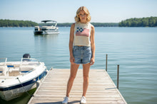 Load image into Gallery viewer, USA FLOWER TANK
