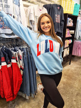 Load image into Gallery viewer, LULU MAC SWEATSHIRT - RED WHITE &amp; BLUE
