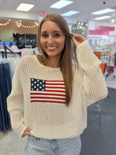 Load image into Gallery viewer, FLAG SWEATER

