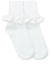 Load image into Gallery viewer, CHANTILLY LACE TURN CUFF SOCKS
