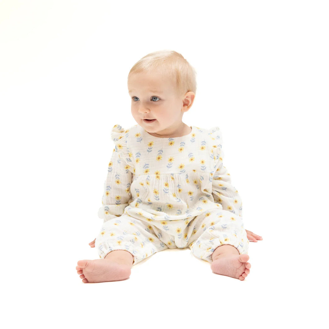 WESTERN SUNFLOWER ROMPER