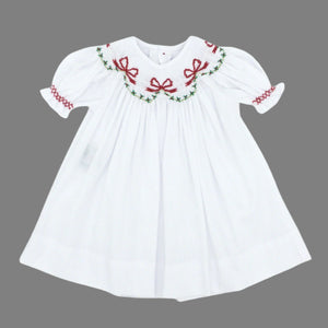 CATE CHRISTMAS RIBBON BISHOP DRESS