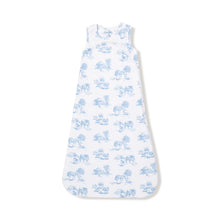 Load image into Gallery viewer, FARM TOILE SLEEPING BAG BLUE
