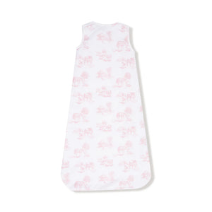 FARM TOILE SLEEPING BAG PINK