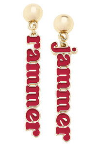 RAMMER JAMMER POST DANGLE EARRING