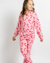 Load image into Gallery viewer, GIRLS CANDY CANE WISHES PAJAMAS
