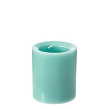 Load image into Gallery viewer, SEA GLASS SPIRAL CANDLE - 3X3
