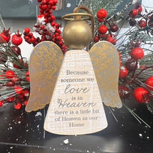 Load image into Gallery viewer, ANGEL SHAPE BEREAVEMENT MESSAGE ORNAMENT
