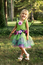 Load image into Gallery viewer, FAIRY BLOOMS DELUXE DRESS - GREEN
