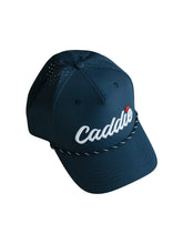 Load image into Gallery viewer, YOUTH CADDIE PERFORMANCE ROPE HAT - NAVY
