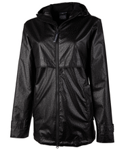 Load image into Gallery viewer, NEW ENGLAND RAIN JACKET - BLACK LEOPARD
