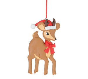 RETRO REINDEER CLAYDOUGH ORNAMENT